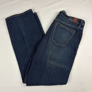 WORN Men's Big and Tall Straight Leg Dark Wash Denim Work Blue Jean 40x36
